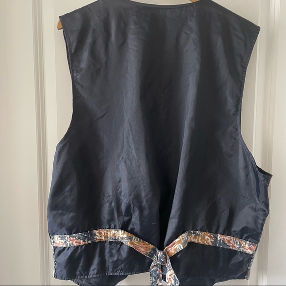 Vintage Robert Stock Abstract Print Men’s Vest Size Large - Picture 3 of 7